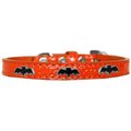 Mirage Pet Products Bat Widget Croc Dog CollarOrange Size 16 720-35 ORC16